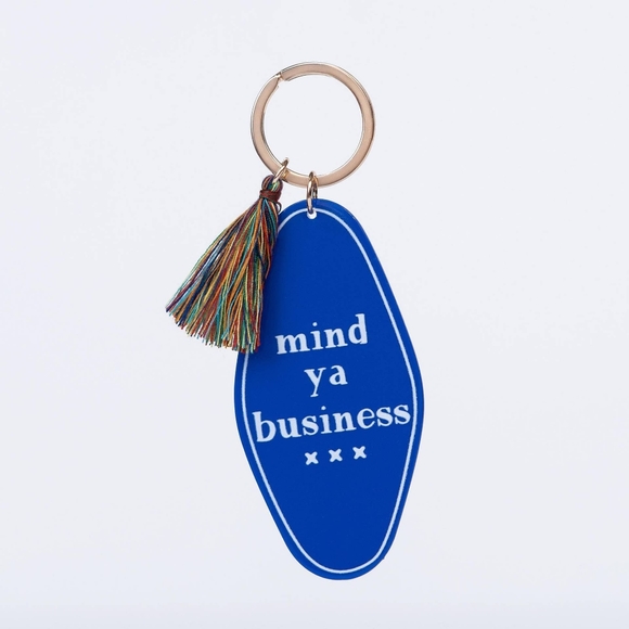 Mind Ya Business Motel Keychain - Picture 1 of 3